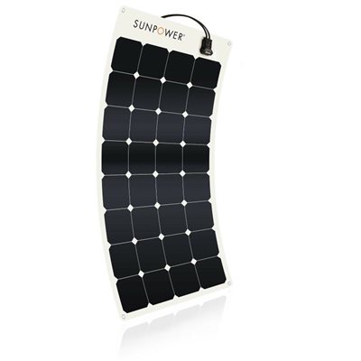 Panneau solaire flexible SunPower 110W monocristallin