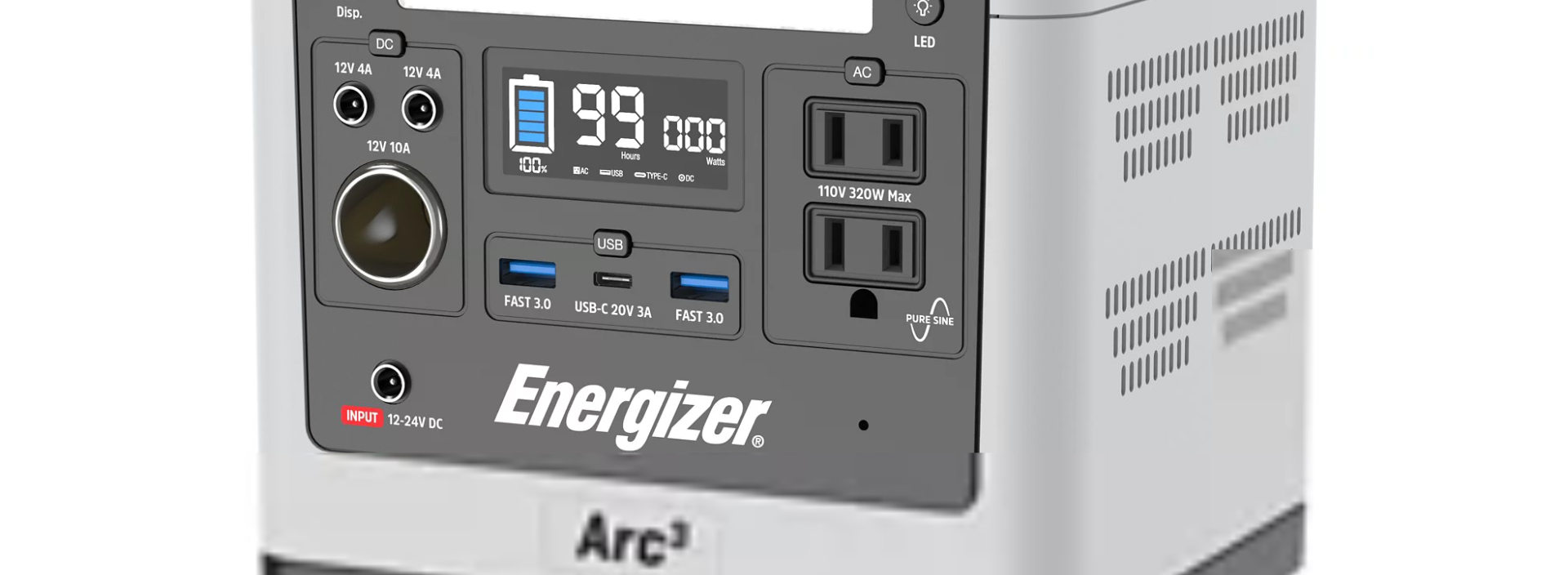 Station d'alimentation portative Energizer Arc3 au lithium