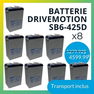 Batterie DriveMotion SB6-425D (x8)