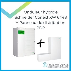 Onduleur hybride Schneider Conext XW 6448 + Panneau de distribution PDP